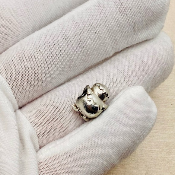 EUC Pandora 790528 Sterling Silver Spring Easter Chicken Animal Bead - Picture 4 of 8